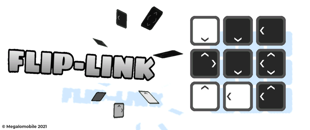 Fliplink logo and gameplay